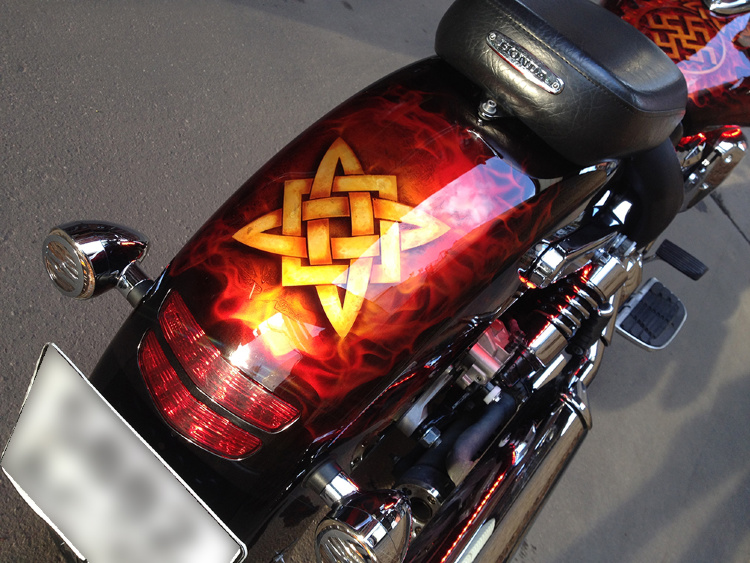 Аэрография и покраска Honda VTX 1800 