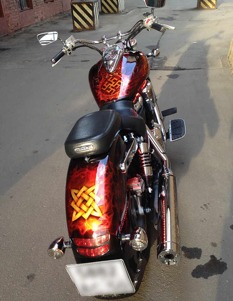 Аэрография и покраска Honda VTX 1800 