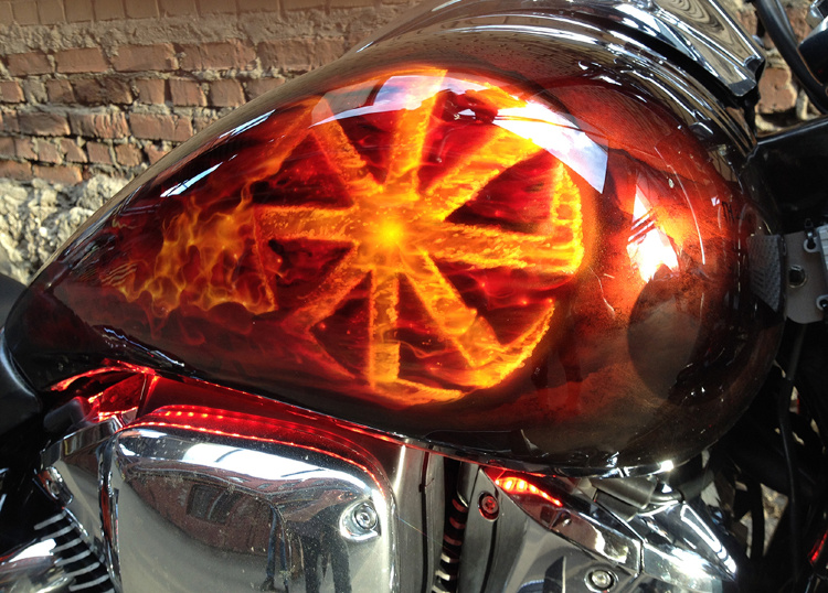 Аэрография и покраска Honda VTX 1800 