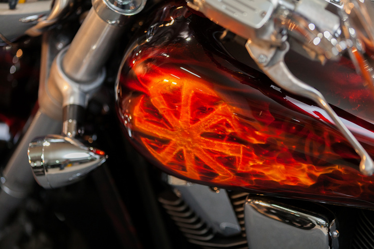 Аэрография и покраска Honda VTX 1800 