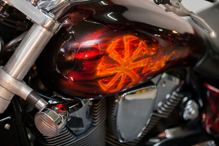 Аэрография и покраска Honda VTX 1800 