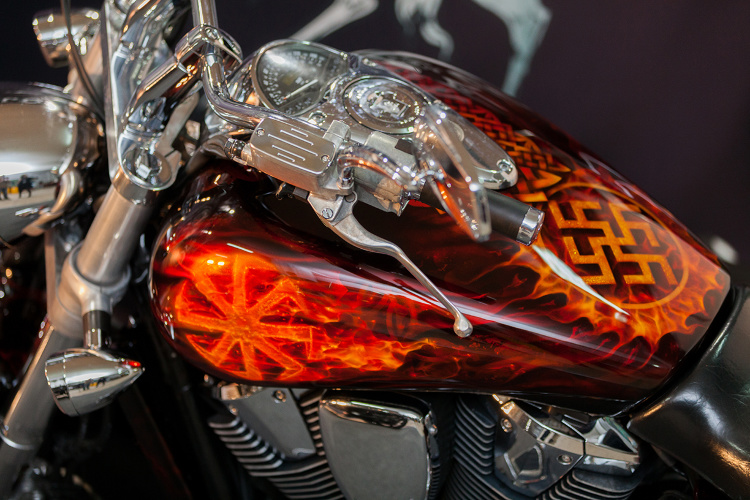 Аэрография и покраска Honda VTX 1800 