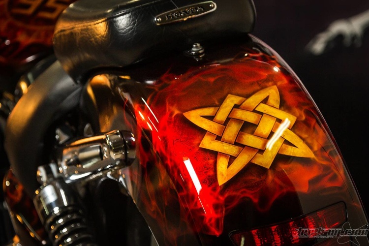 Аэрография и покраска Honda VTX 1800 