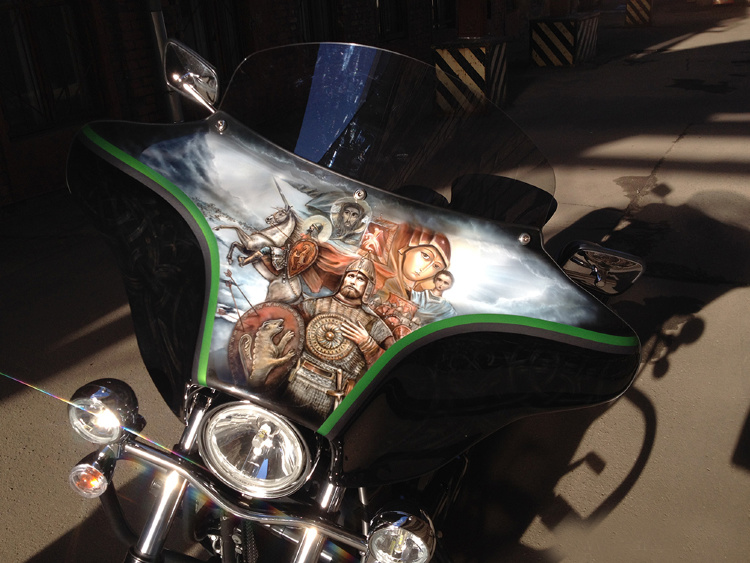 Аэрография и покраска Kawasaki Vulkan 