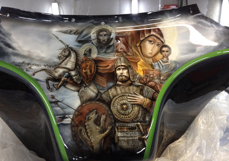 Аэрография и покраска Kawasaki Vulkan 