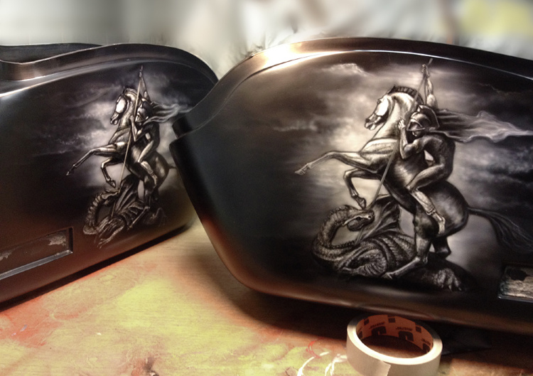 Аэрография и покраска Kawasaki Vulkan 
