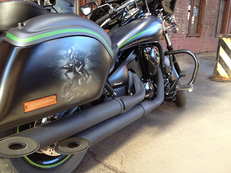 Аэрография и покраска Kawasaki Vulkan 