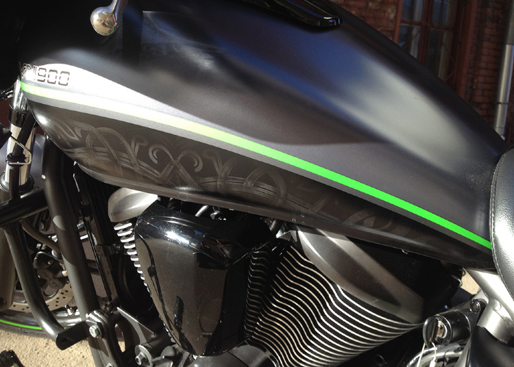 Аэрография и покраска Kawasaki Vulkan 