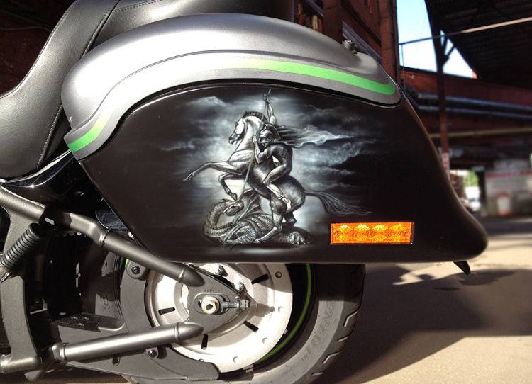 Аэрография и покраска Kawasaki Vulkan 