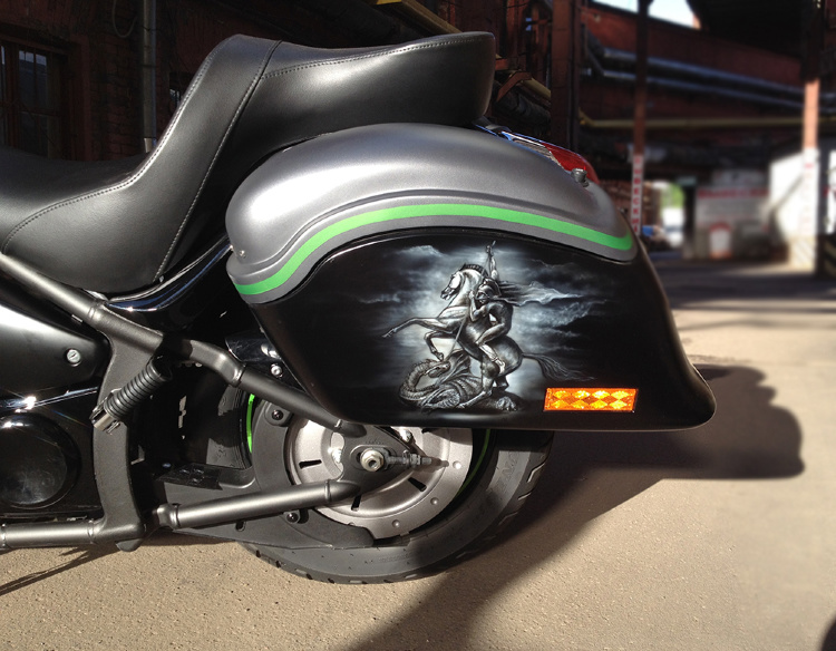 Аэрография и покраска Kawasaki Vulkan 