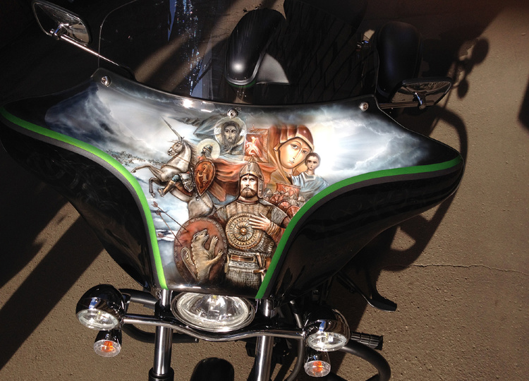 Аэрография и покраска Kawasaki Vulkan 
