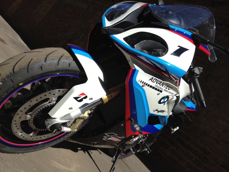 Покраска мотоцикла BMW S1000RR Safety Bike