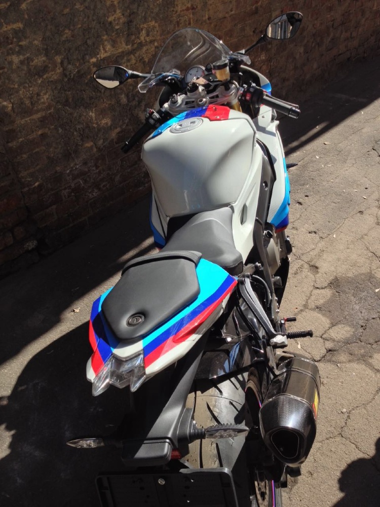 Покраска мотоцикла BMW S1000RR Safety Bike
