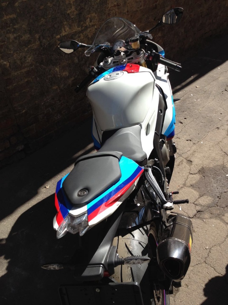 Покраска мотоцикла BMW S1000RR Safety Bike