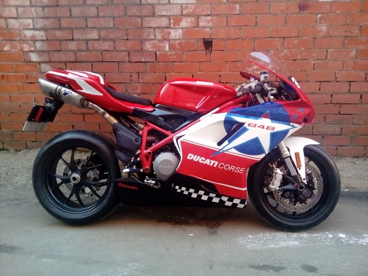 Графика на мотоцикл Ducati 848