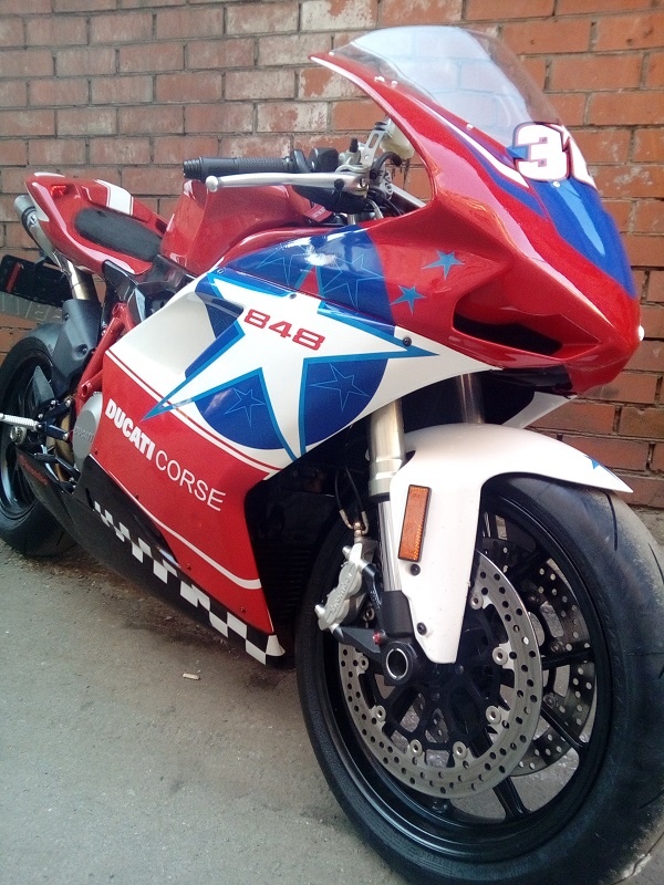 Графика на мотоцикл Ducati 848
