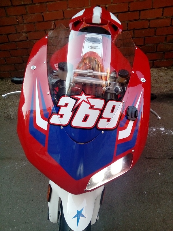 Графика на мотоцикл Ducati 848