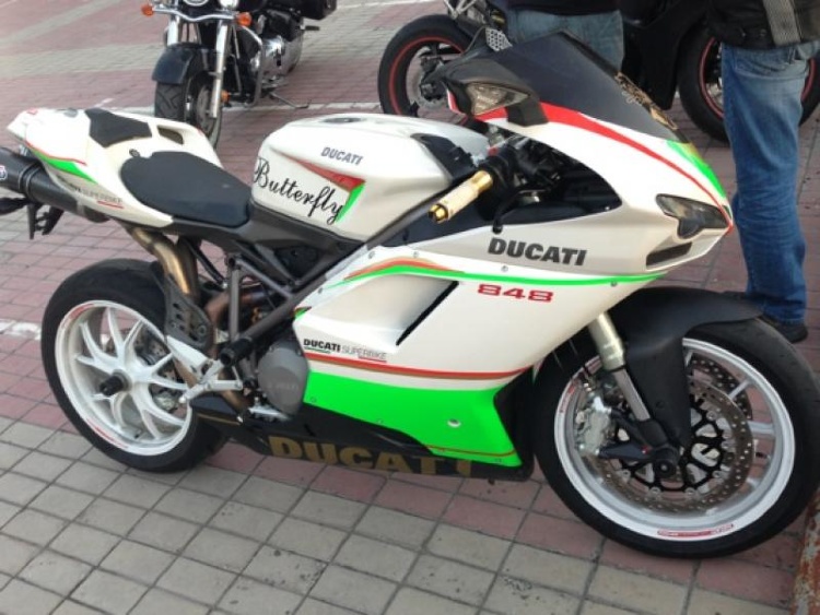 Графика и наклейки для мотоцикла Ducati 848