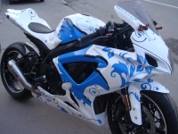 Спортивная графика на мотоцикл Suzuki GSX-R