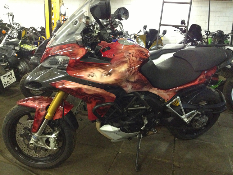 Аэрография и покраска Ducati Multistrada
