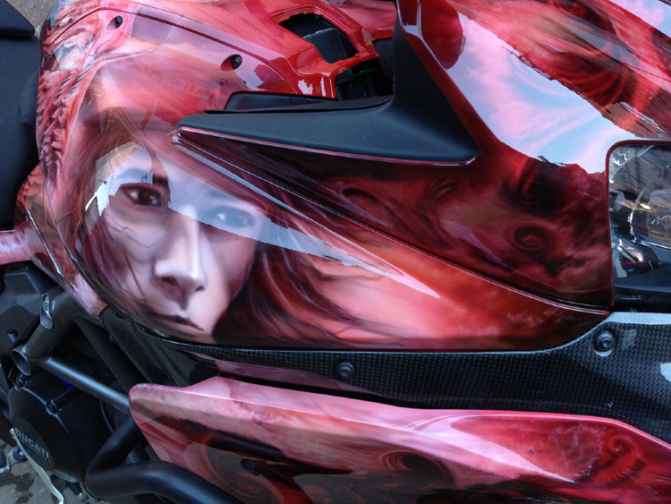 Аэрография и покраска Ducati Multistrada