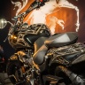 Аэрография и покраска мотоцикла Yamaha Warrior