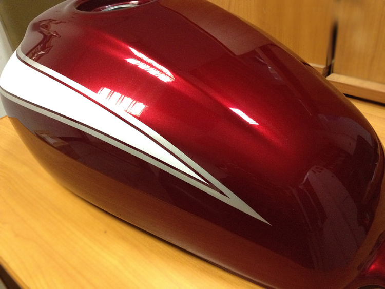 Покраска бензобака Honda CB400SS от PRORACING.su