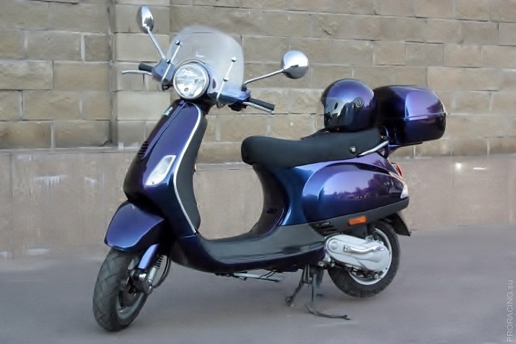 Покраска скутера Vespa