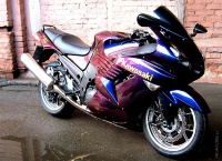 Покраска мотоцикла Kawasaki ZZR 1400 "Хамелион"