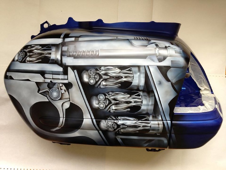 Аэрография Honda Gold Wing 1800