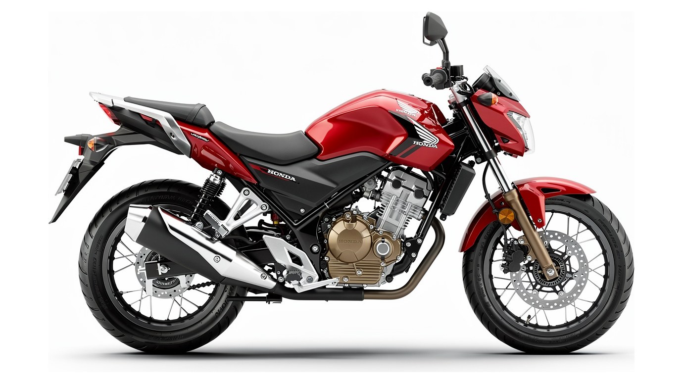 Honda — три четверти, крупно, чистый фон